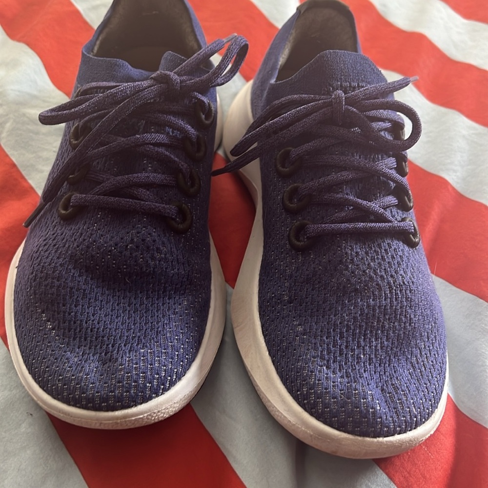 🪅Allbirds Tree Dasher Women’s washable athletic shoes Sz 11 blue - Picture 3 of 7